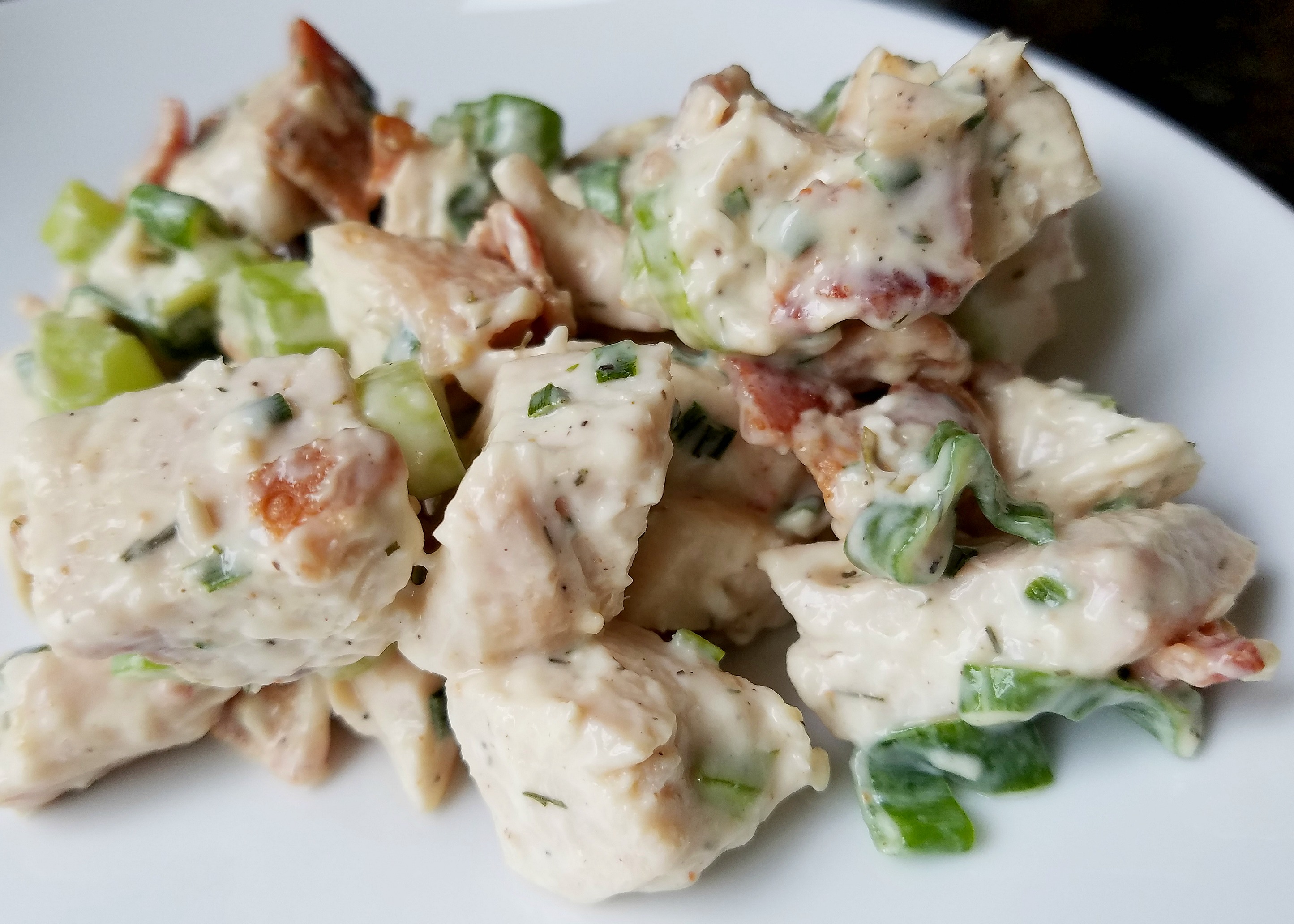 Tarragon chicken salad with bacon B