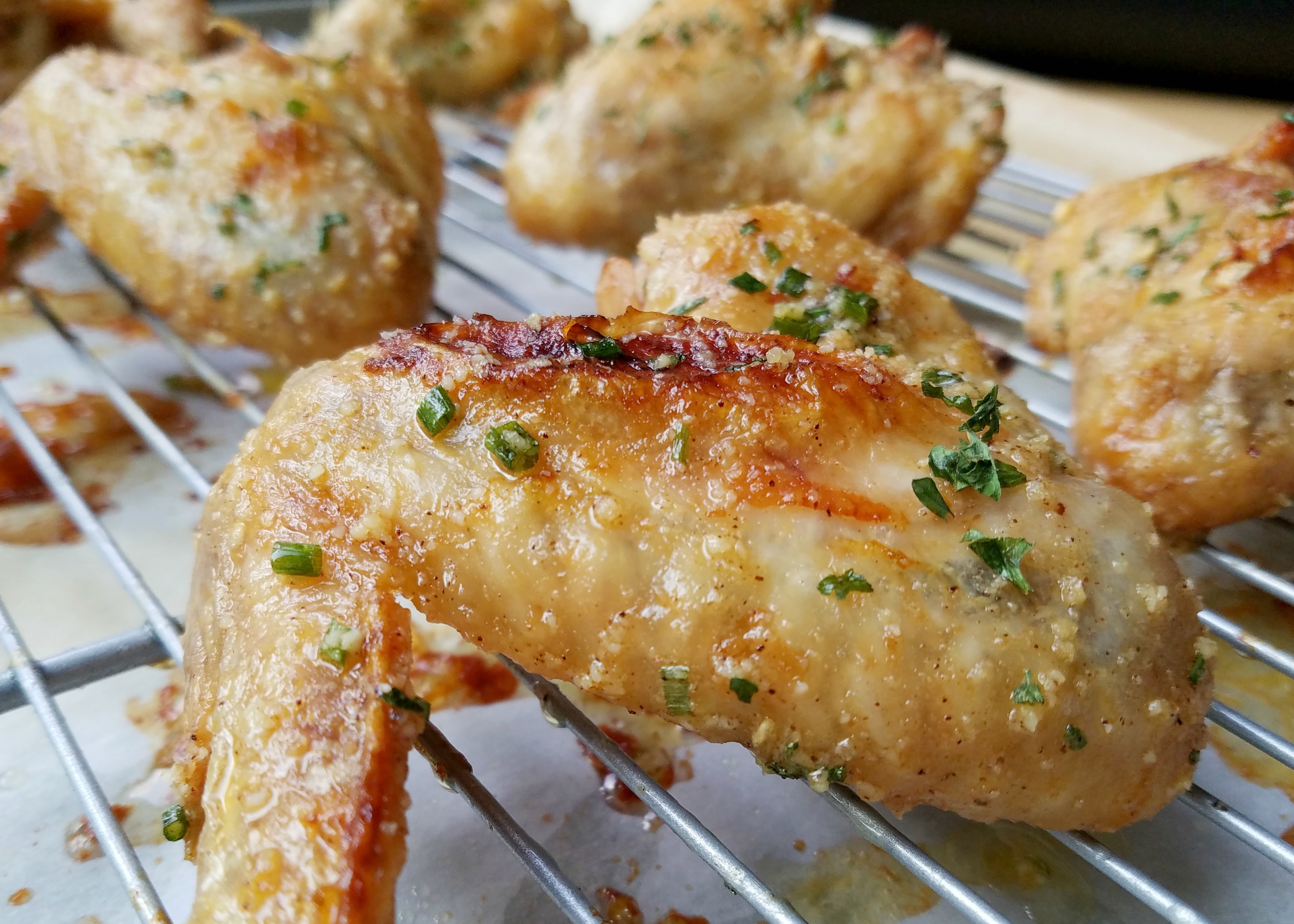 Garlic Parm chix wings A